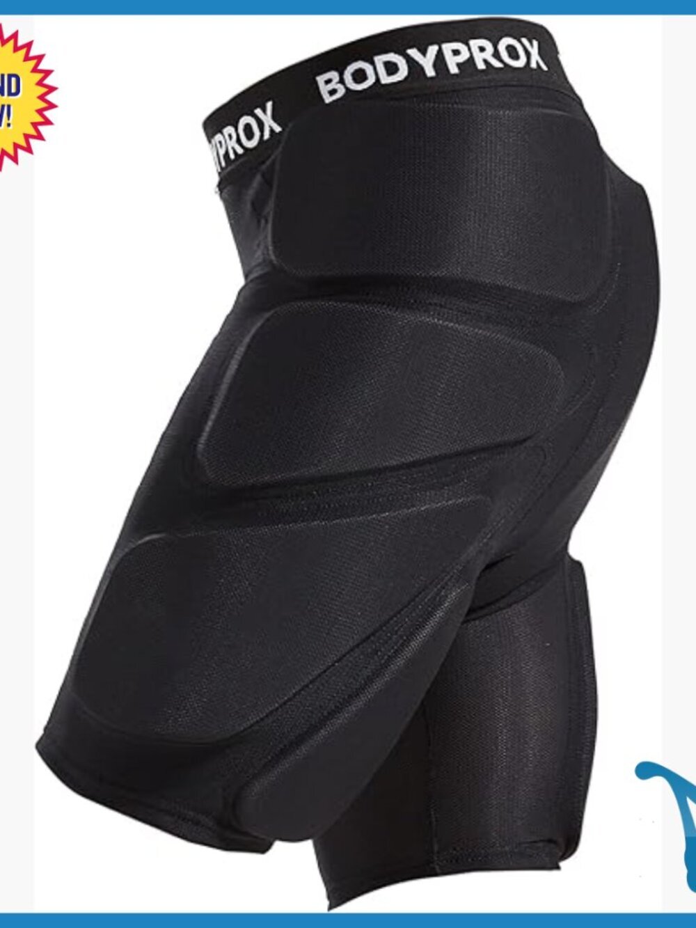 Protective Padded Shorts for Snowboard Skate Ski Hip Butt Tailbone